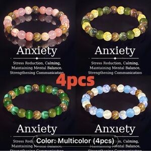 Tiger’s Eye Anxiety Relief Bracelet Set
